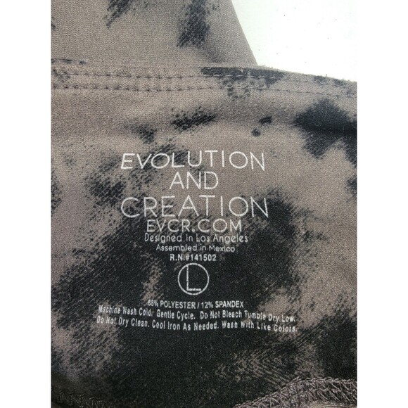 Evolution and Creation Legging Women Large Tie-Dye EVCR Workout Pockets - Picture 5 of 5